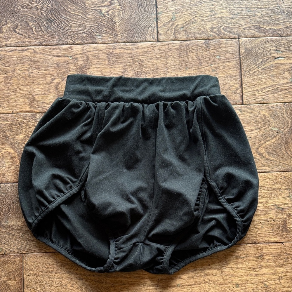 Black Bubble Shorts for Women - Comfortable Everyday Style